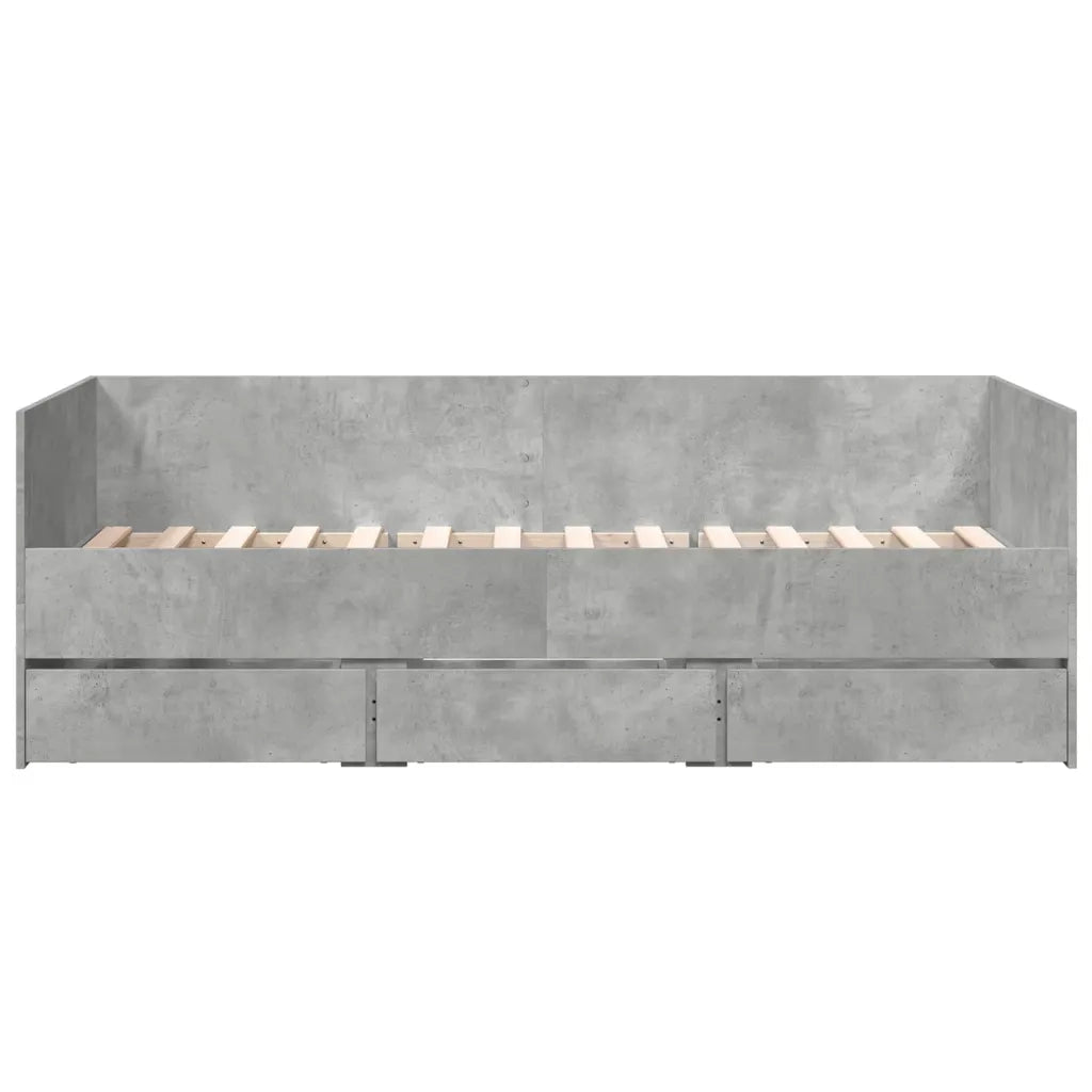 Divano Letto con Cassetti senza Materasso 75x190 cm 3280835