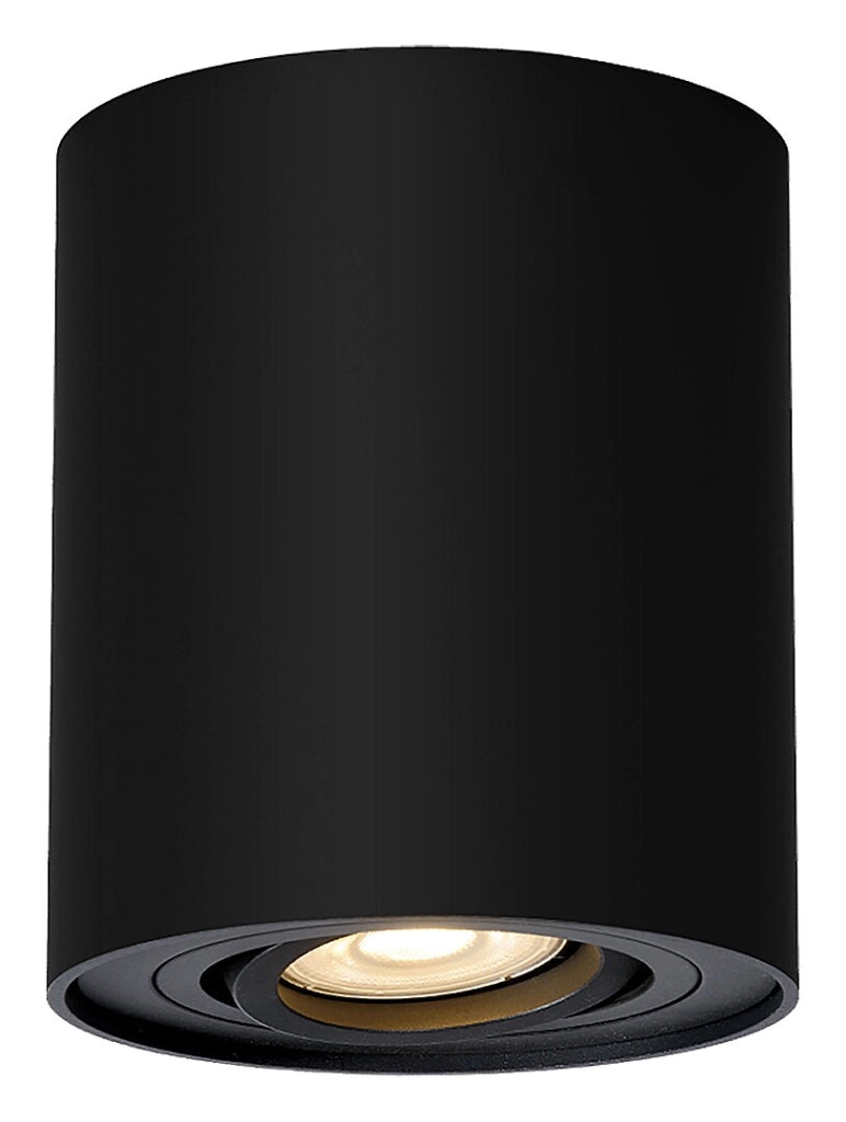Spot soffitto nero opaco GU10 1 luce Rabalux Kobald 2047