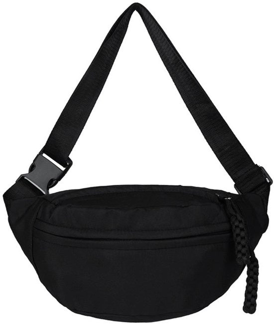 Borsa da spalla grande per donne - Borsa da spalla per uomini e donne - Borsa da spalla crossbody - Con cinturino regolabile - 2 tasche con zip - Borsa da spalla leggera per uso quotidiano