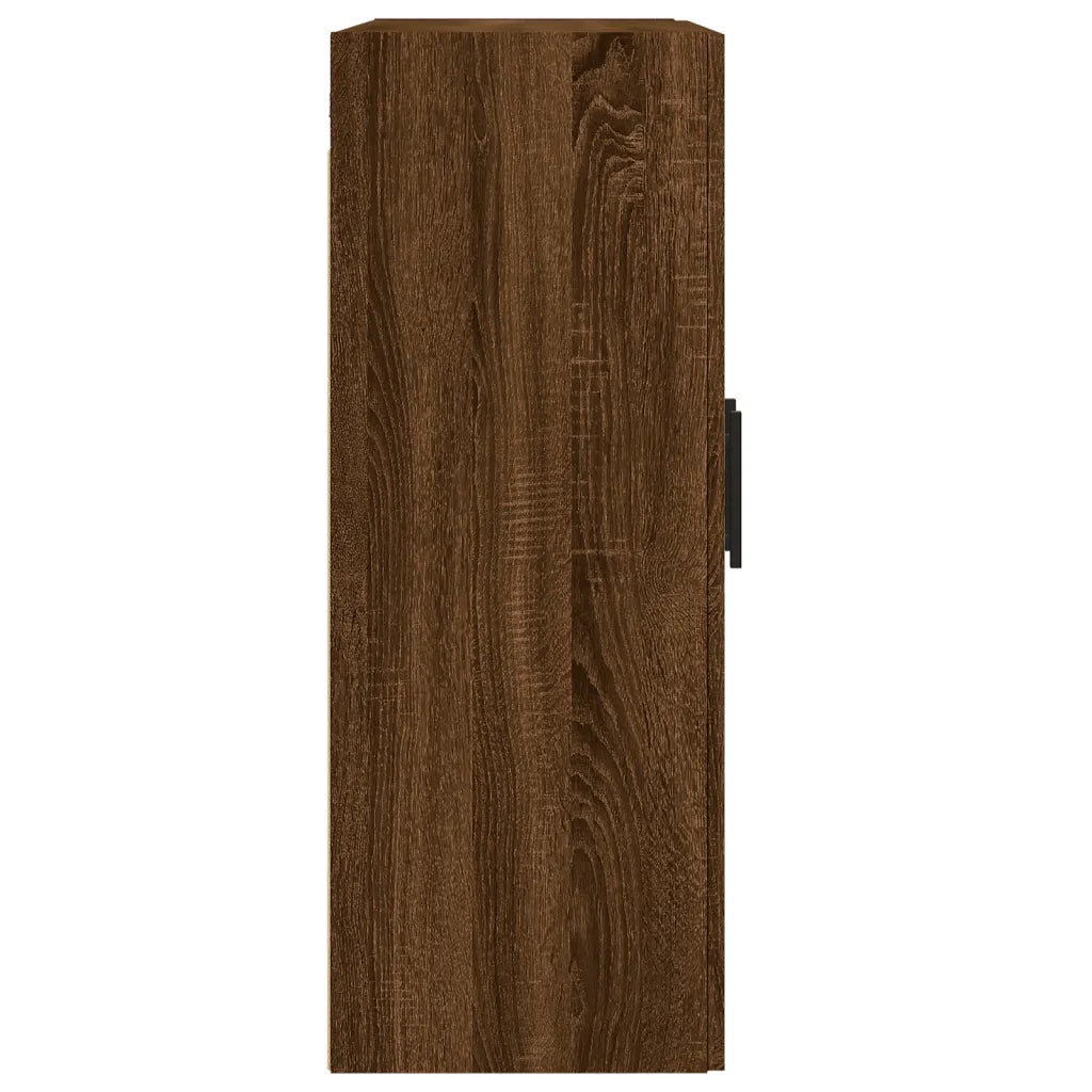 Armadietto a Muro | Mobile a Parete Rovere Marrone 69,5x34x90 cm Legno Multistrato