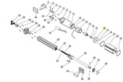 121023 COPERCHIO ANTERIORE STATORE ALLUMINIO LINEAR 11 VH 230V RICAMBIO