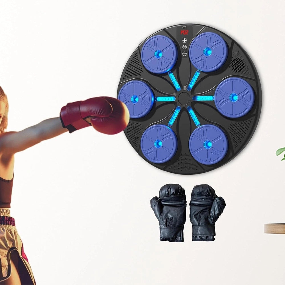 Trade Shop - Macchina Da Boxe Musicale Da Parete Kickboxing Esercizio Attrezzatura Da Allenamento -