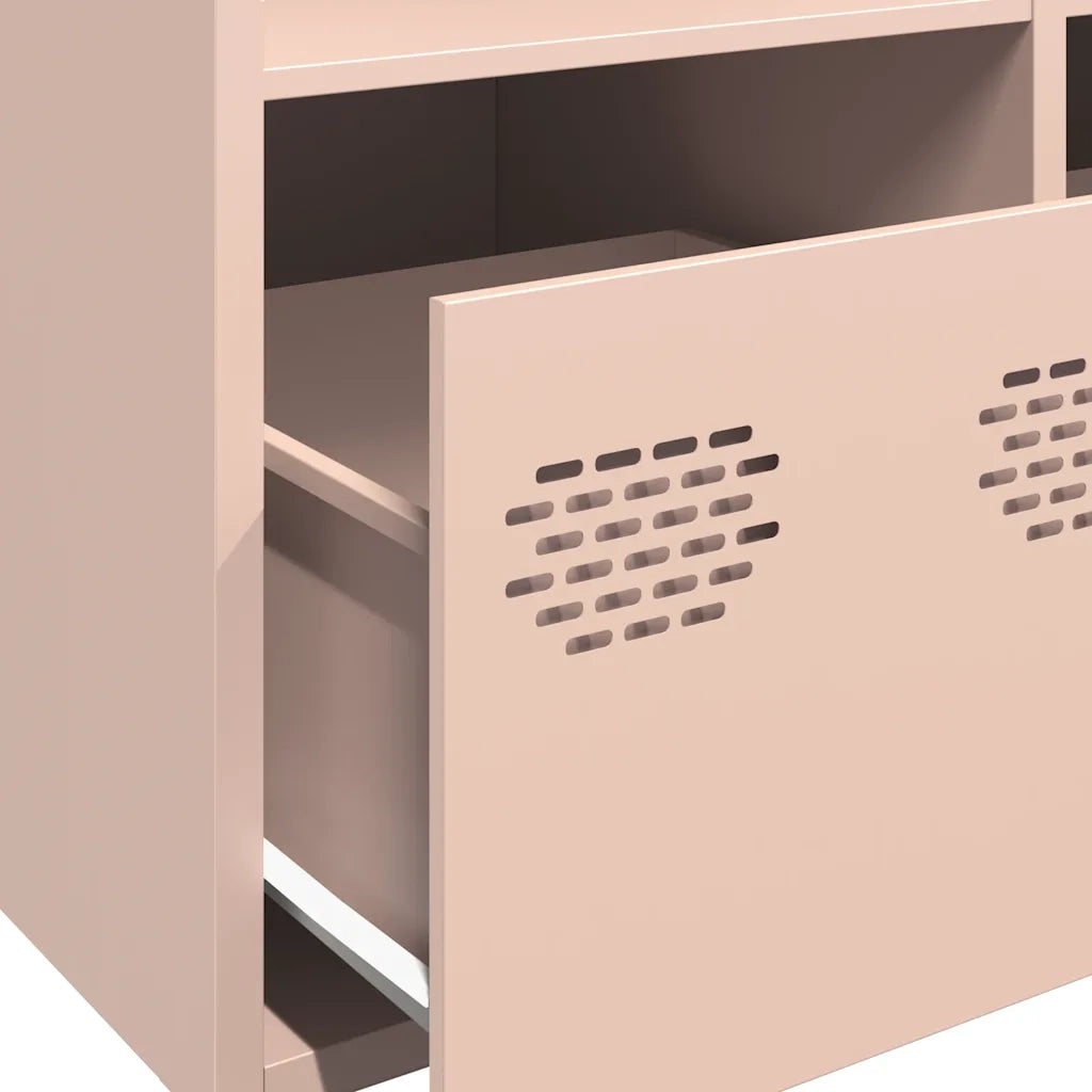 Credenza Rosa 68x39x103,5 cm in Acciaio 851383