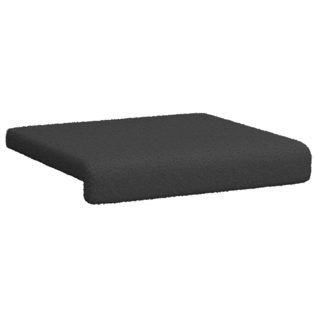 Cuscino per panchina 4 pcs Tessuto Sherpa Grigio Scuro 42043152