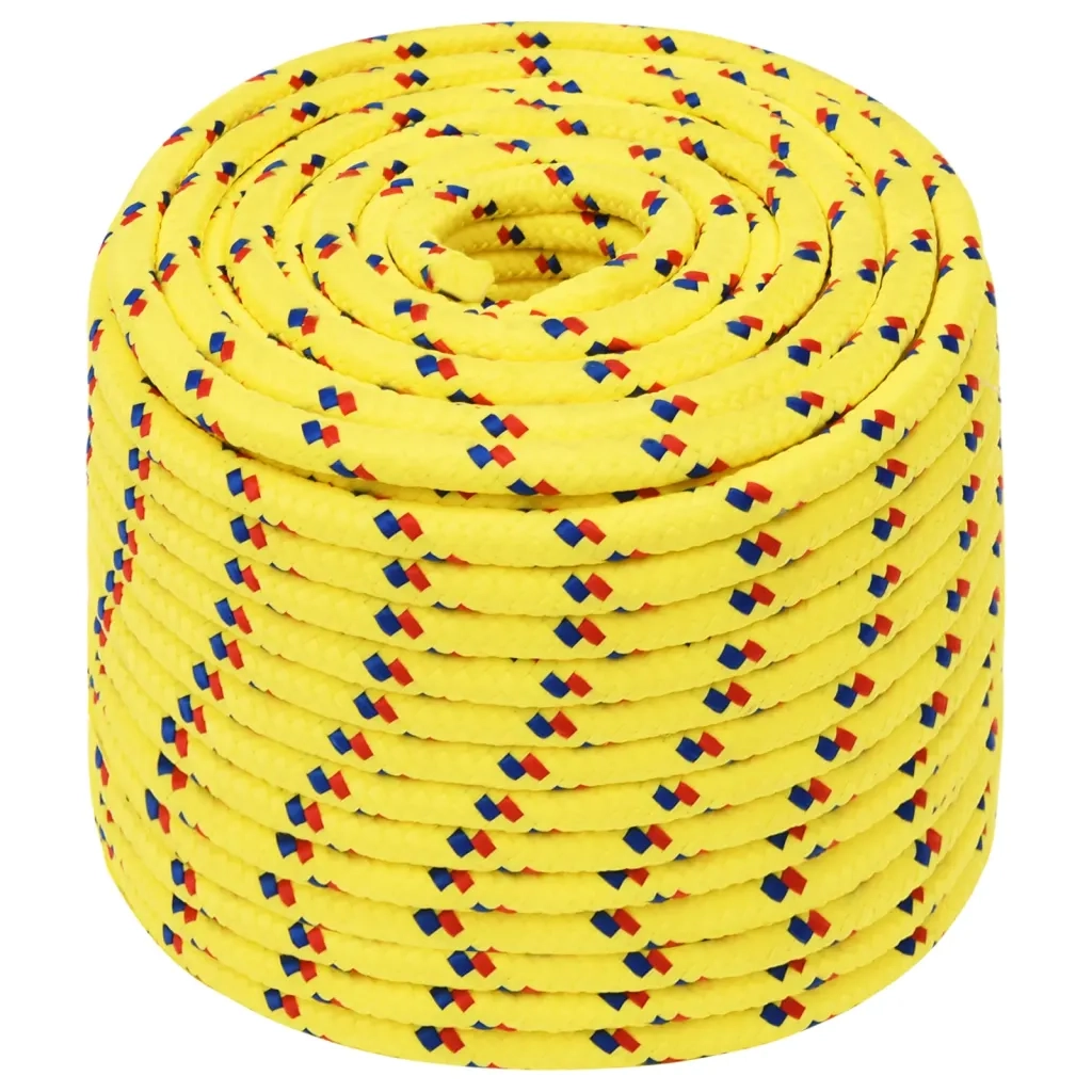 Corda per barca Gialla 12 mm 100 m in Polipropilene 152619