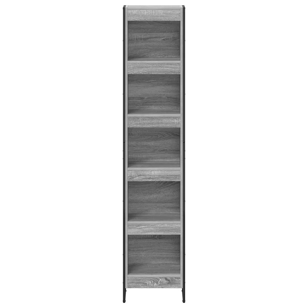 Armadio per Libri Grigio Sonoma 40 x 30 x 189,5 cm