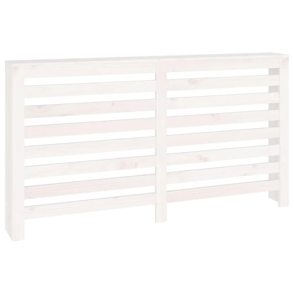 Copertura Termosifone Bianca 153x19x84 cm Legno Massello Pino cod mxl 78378