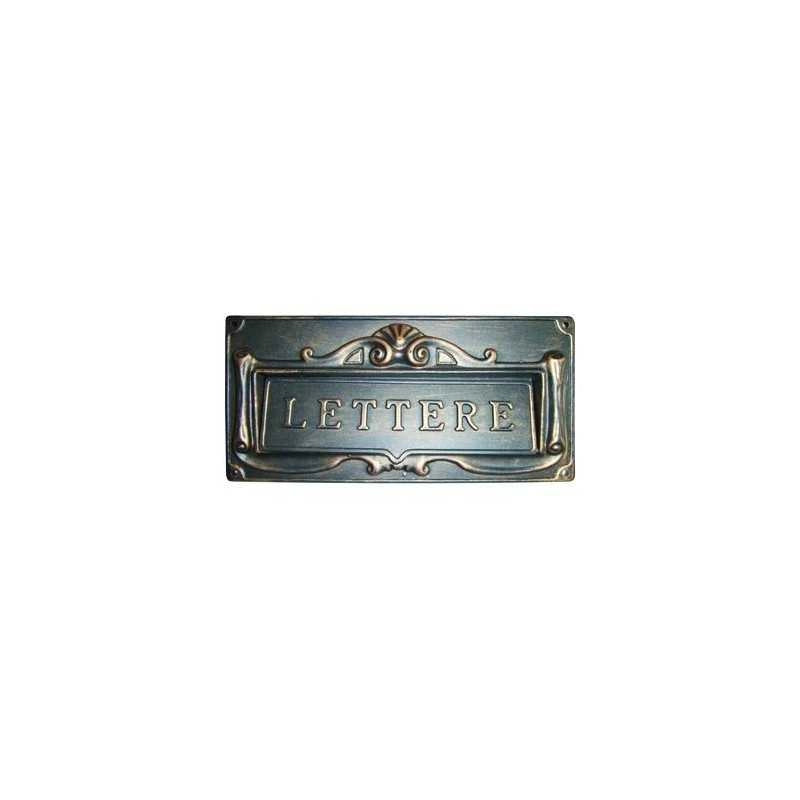 Buche per Lettere Vigor alu-Zinco Bronzo Mm.300X140