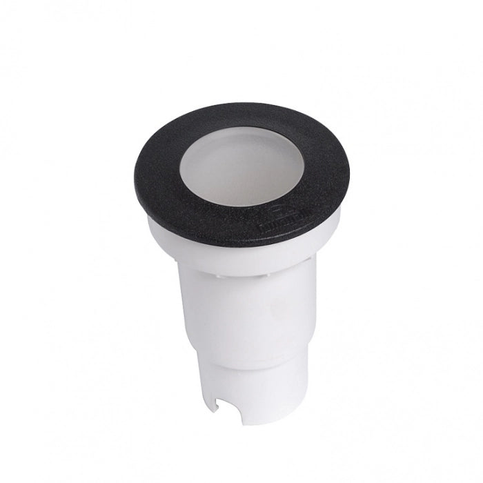 Fumagalli Ceci 90 Faretto Segnapasso Carrabile Calpestabile Rotondo Incasso Nero Satinato GU10 CCT IP 67