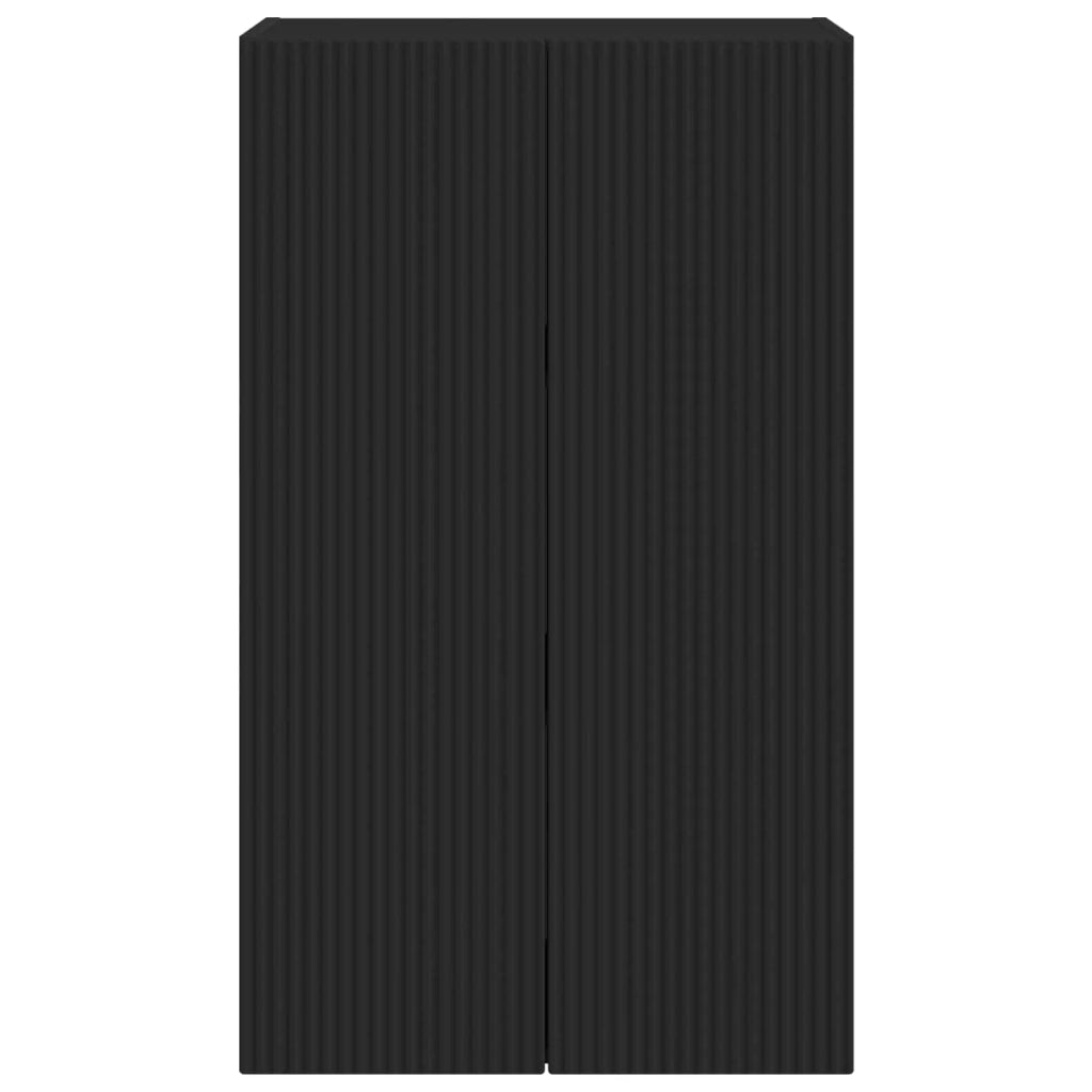 Mobile TV da parete Nero 59,5 x 31 x 100 cm Legno multistrato 892370