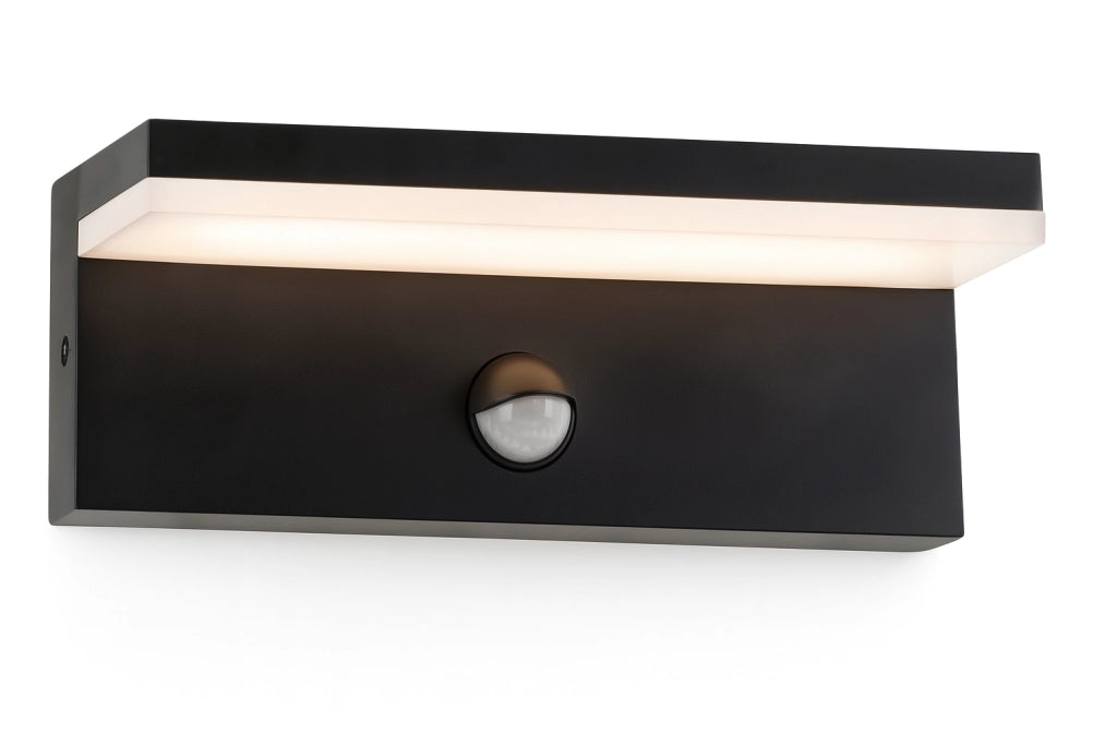 Applique LED da Esterno con Sensore PIR – 10W IP54 – Luce Fredda, Naturale o Calda – Design Moderno da Parete Colore della luce: Luce fredda