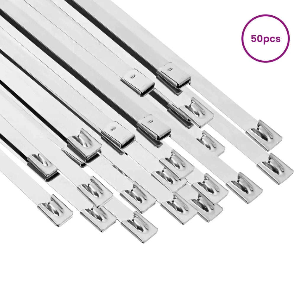 Fascetta per Cavi 50 pz 7,9 x 600 mm Argento 42029410