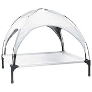 Letto per Cani Grigio Argento 104 x 86 x 84,5 cm Acciaio CFW2434239