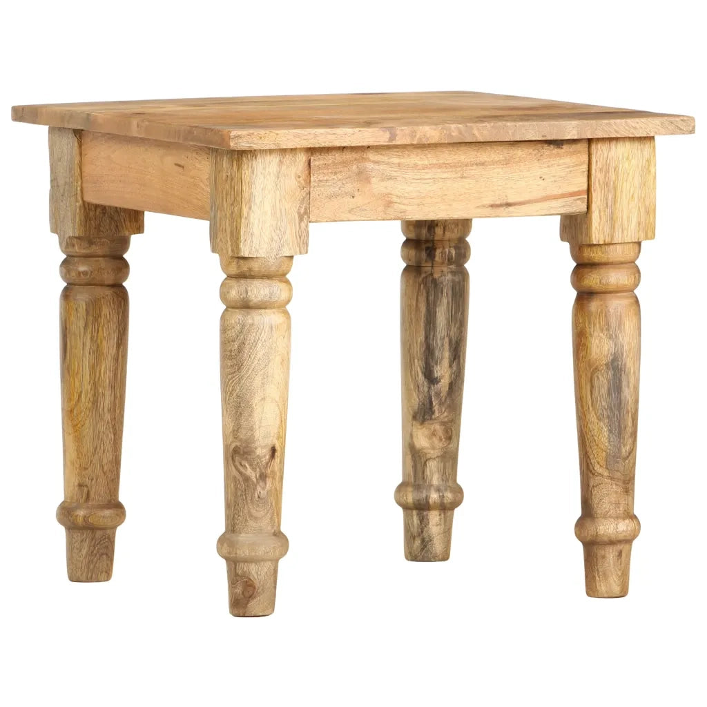 vidaXL Tavolino di Servizio 43x43x40 cm Legno Massello di Mango