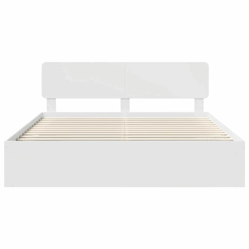 Struttura del letto Bianco 180 x 200 cm Pino massello 3412042