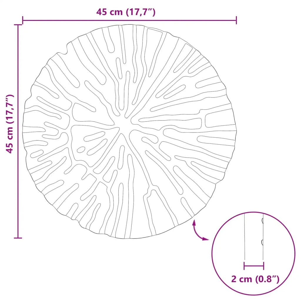 Pietra da Passo 6 pz Rosso ? 45 x 1,8 cm Gomma CFW7052154
