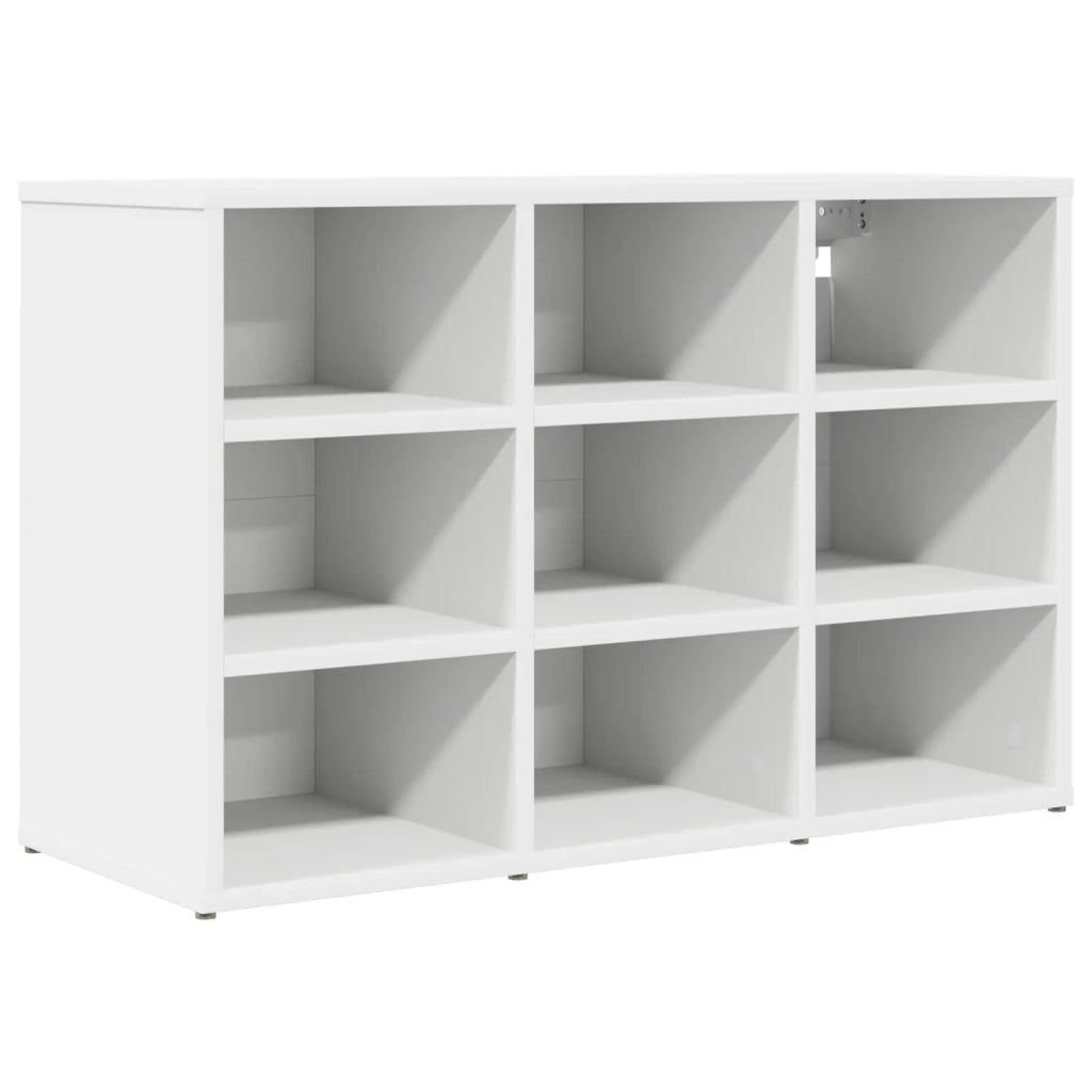 Mobile per scarpe Bianco 77,5 x 30 x 51 cm Legno multistrato 808675