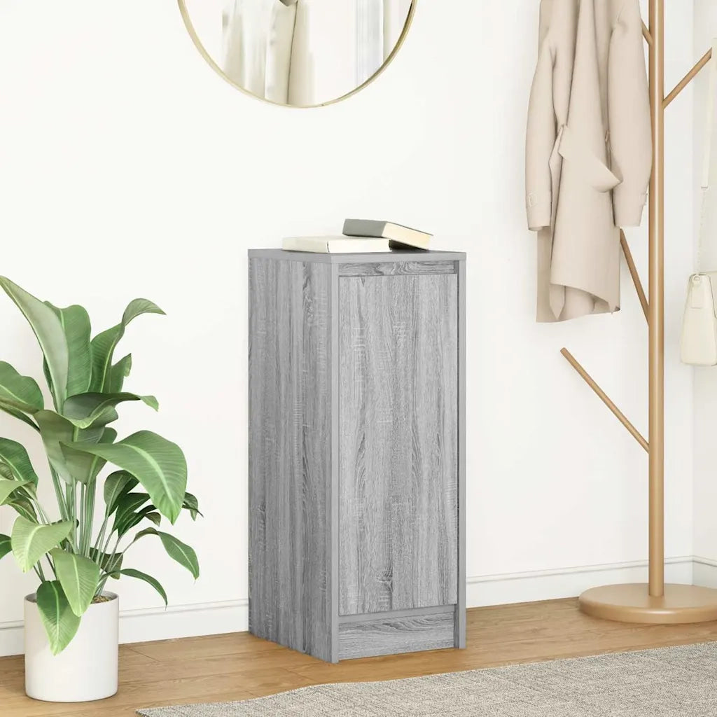 Credenza Grigio Sonoma 29,5x34x76 cm in Legno Multistrato 861612