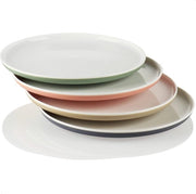 Set di 4 Piatti Reciclabili a Colori Pastello - Resistenti e Multifunzionali