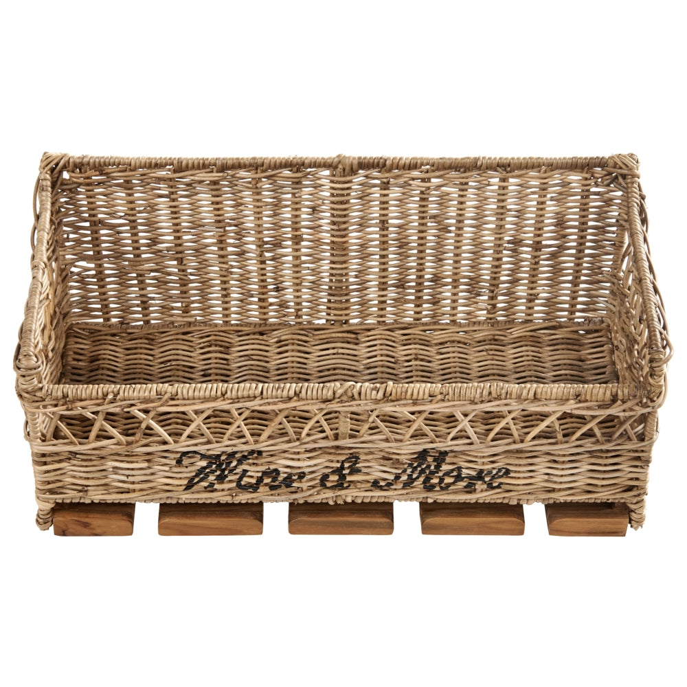 Mensola a muro in rattan metallo teak legno maniglie con porta bicchieri fatto a mano boho naturale decorazione casa decorazione casa