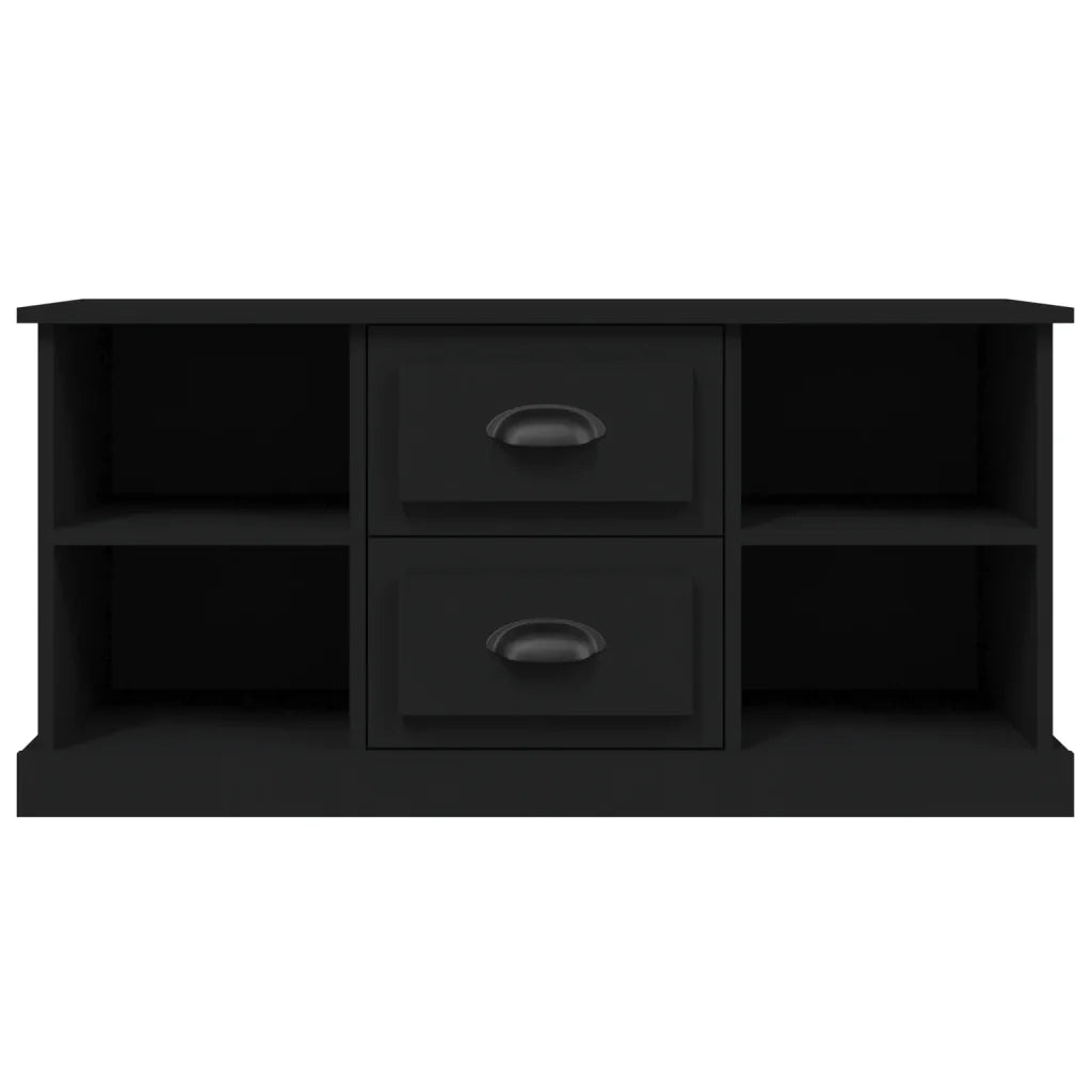 Mobile Porta TV Nero 99,5x35,5x48 cm in Legno Multistrato 816273