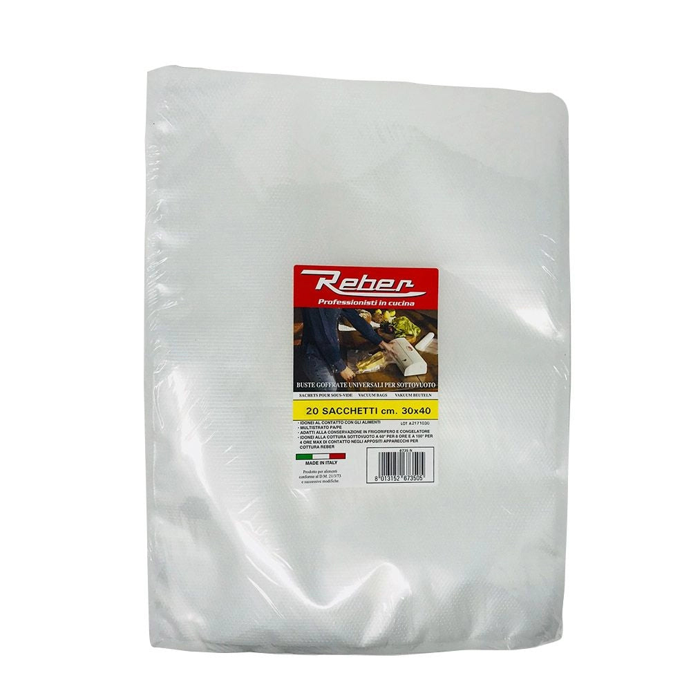 Sacchetti goffrati 30x40 cm - 20 pz