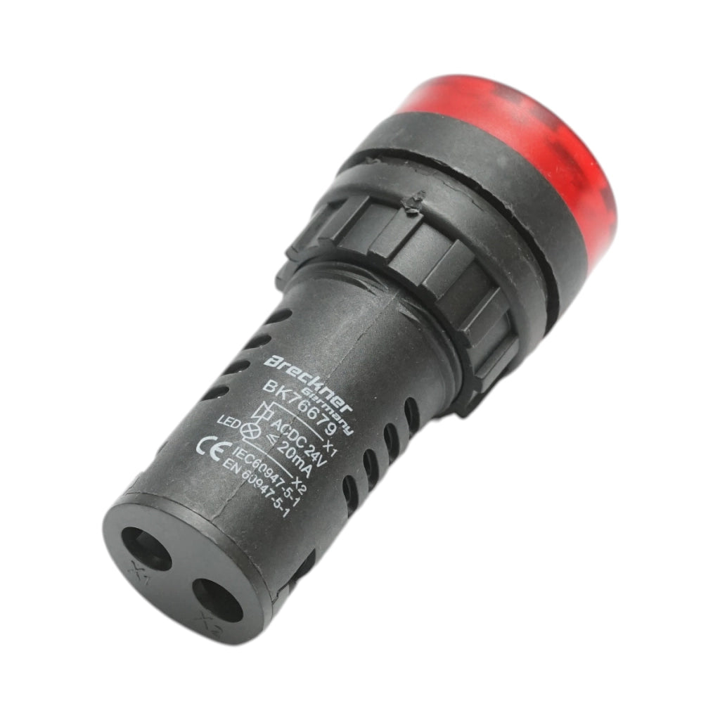 Indicatore di segnalazione LED industriale con cicalino 24V AC/DC 22mm Breckner Germany