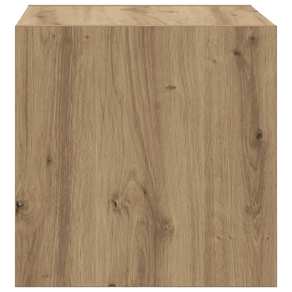 Armadi a muro 2 pezzi Rovere Artisan 37x37x37 cm in legno ingegnerizzato