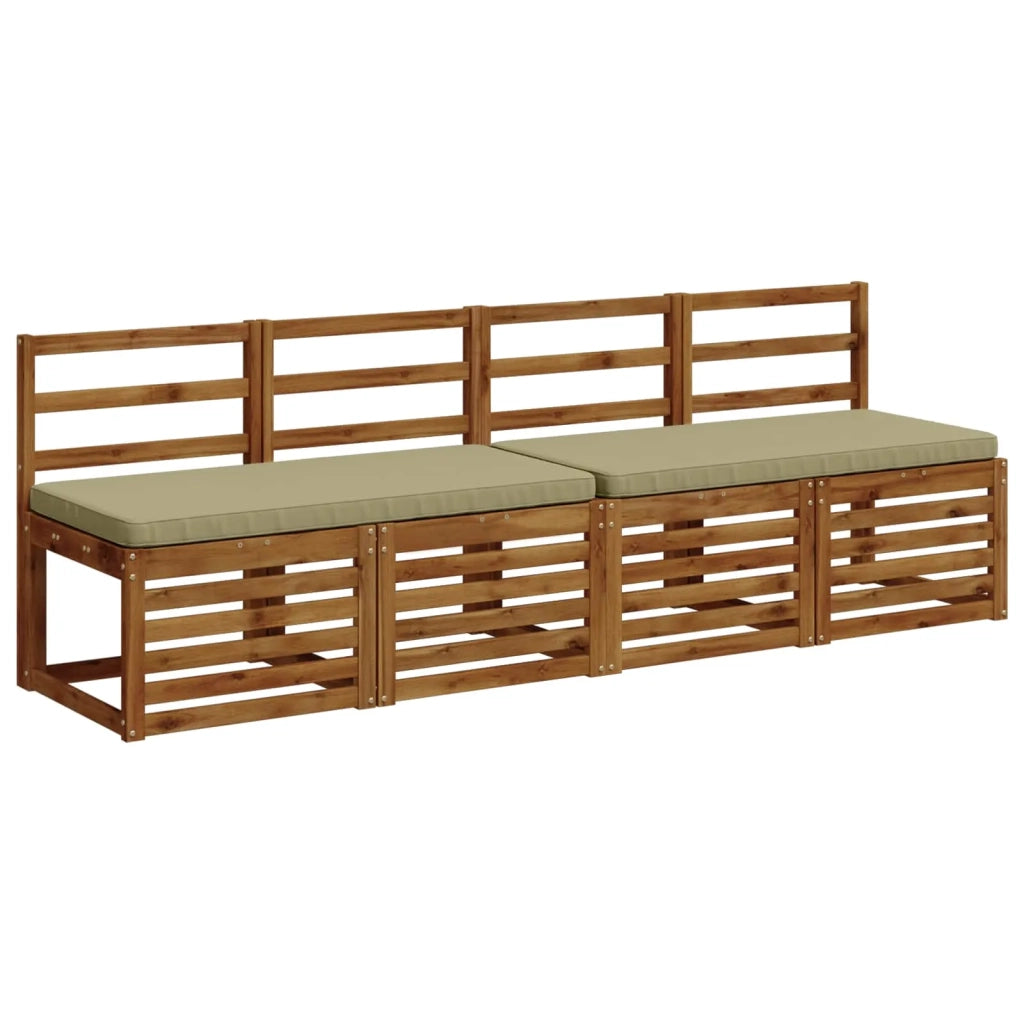 Cuscini per Panchina a 2 Pezzi VUGHT 2 pz 100% Poliestere 951751