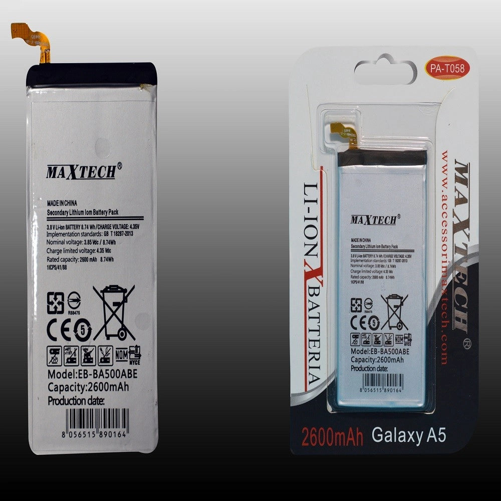 Trade Shop - Batteria Compatibile Per Samsung Galaxy A5 Maxtech A Litio 2600mah Pa-t058 -