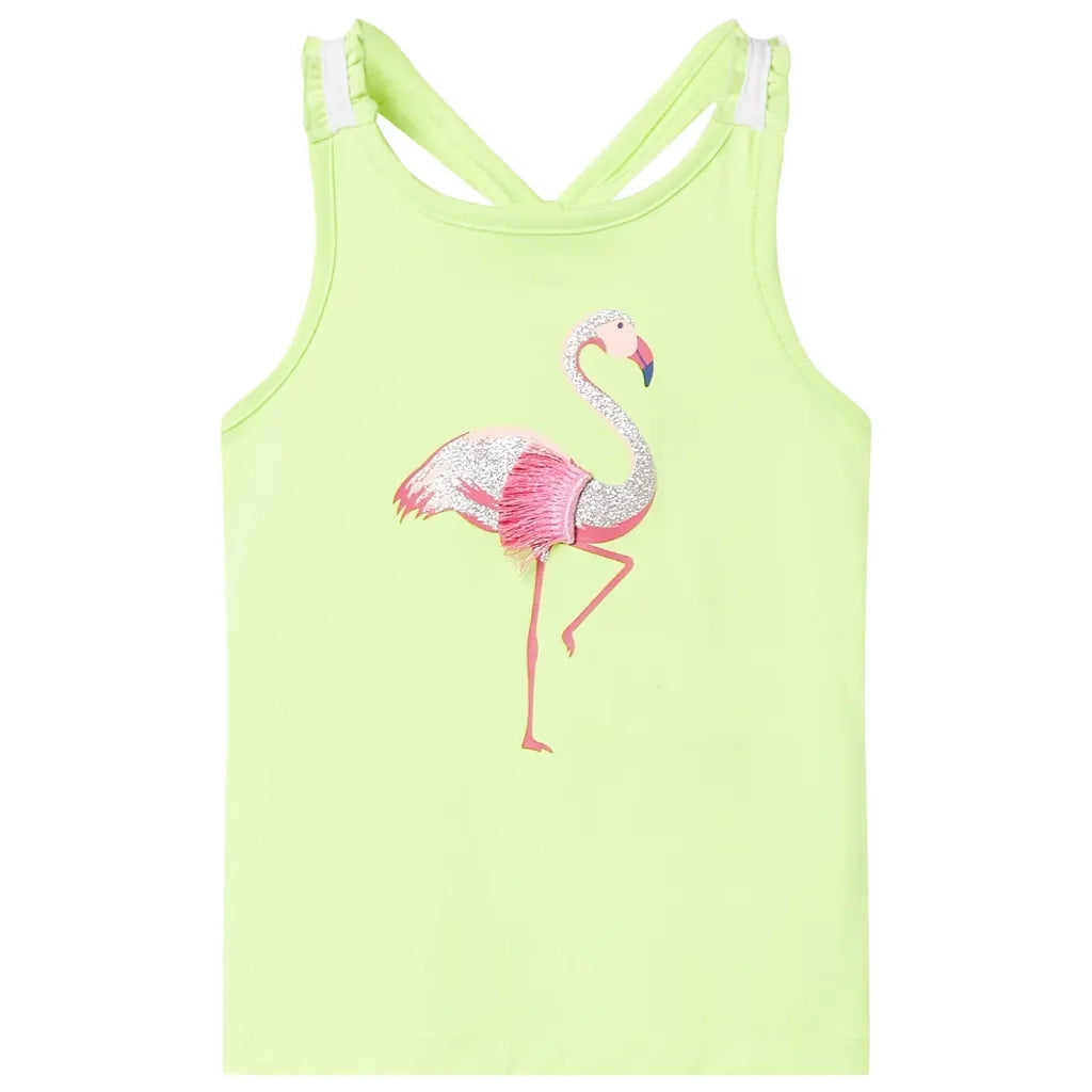 Canotta da Bambina Giallo Neon 104cod mxl 109746