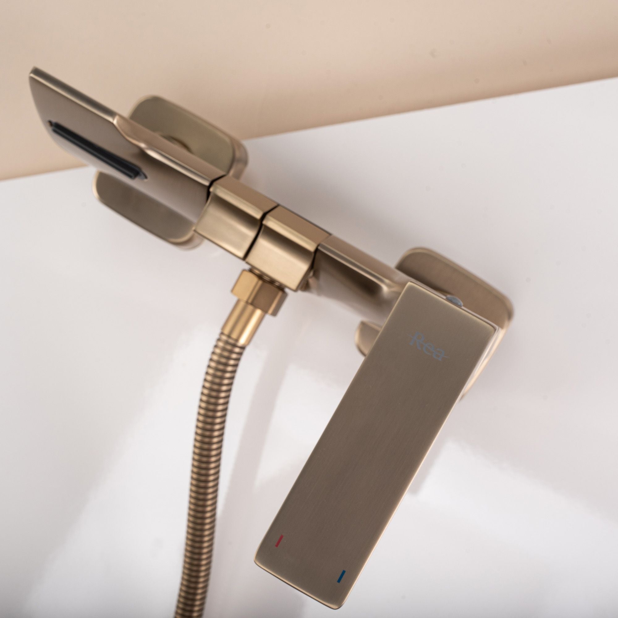 Rubinetto Da Vasca Rea Joe Brush Gold