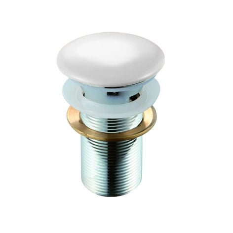 Piletta click-clack lavabo SENZA Troppo Pieno - Piletta click-clack Giallo