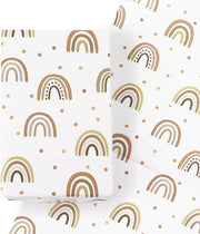 Papier da Regalo per Feste di Benvenuto 4 Fogli 50 x 70 cm Disegno Arcobaleno per Regali per Feste di Benvenuto, Compleanni e Primo Giorno di Scuola