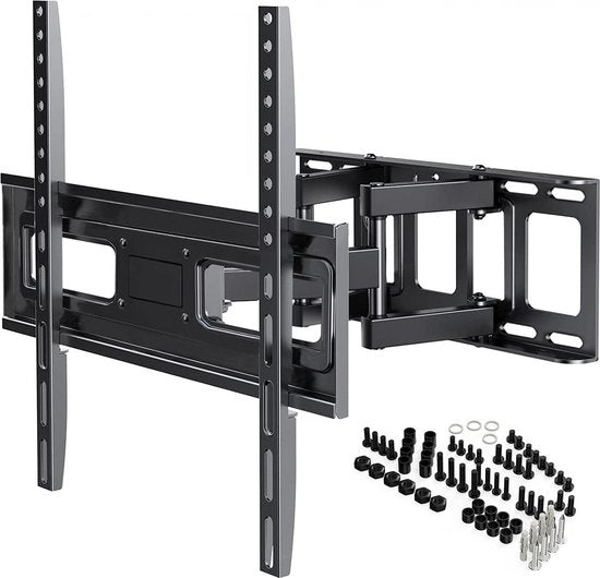 Supporto per TV da parete regolabile per schermi da 32 a 65 pollici - Adatto per schermi LED LCD Plasma piani e curvi - Massimo 40 kg - VESA 400x400mm