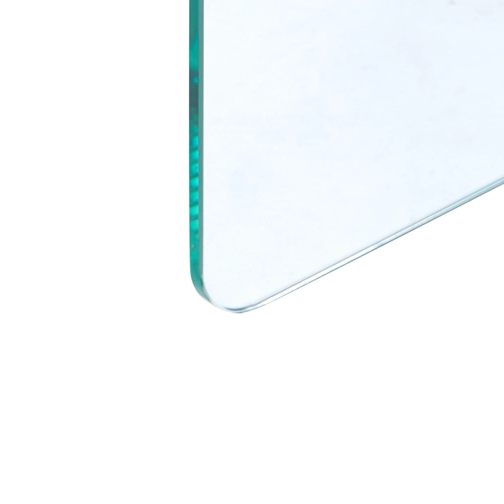 Tavolino in vetro trasparente 46 x 50 cm Stile astratto Stile minimalista Soggiorno