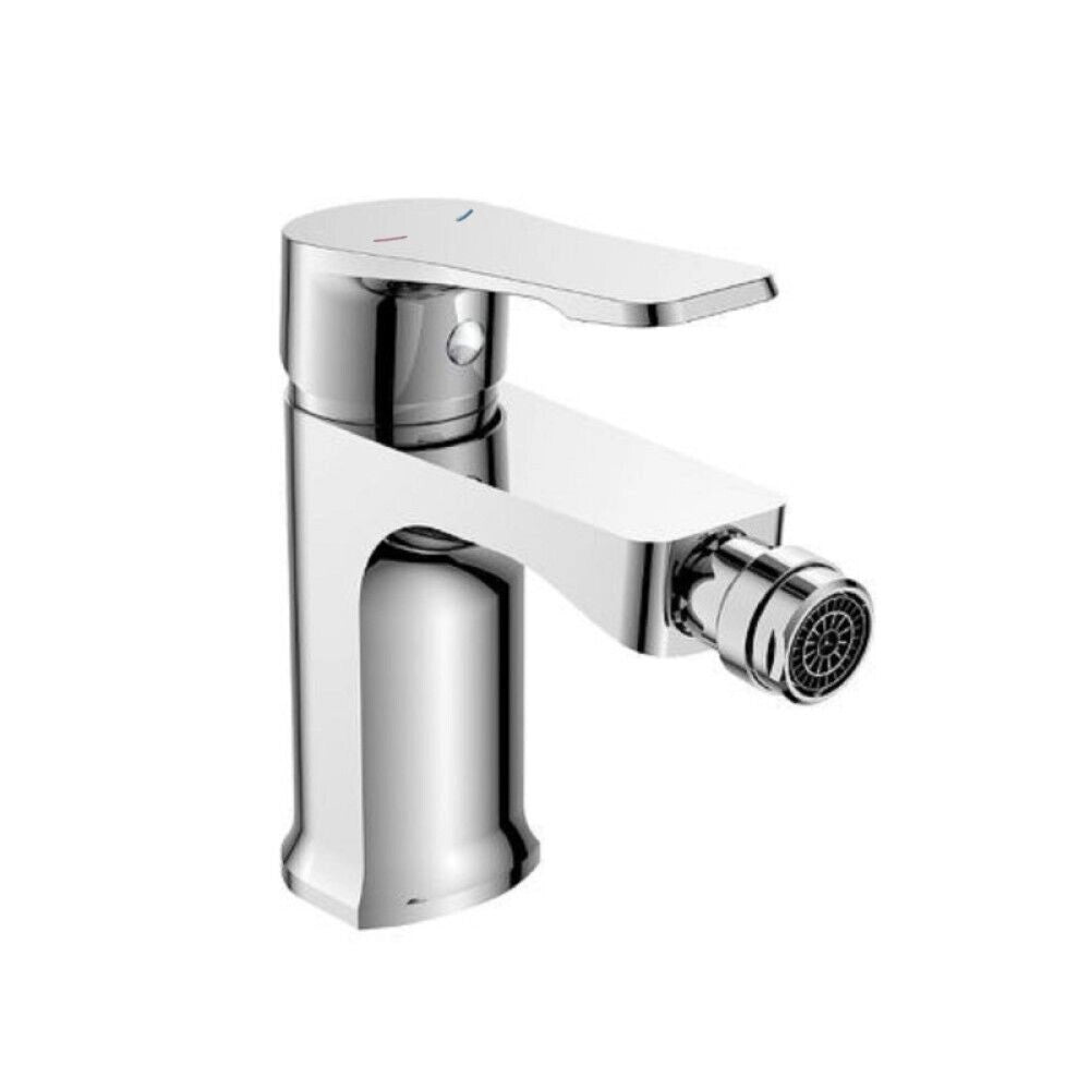 Miscelatore rubinetto per bidet bagno in ottone cromato + piletta ALLURE 87112