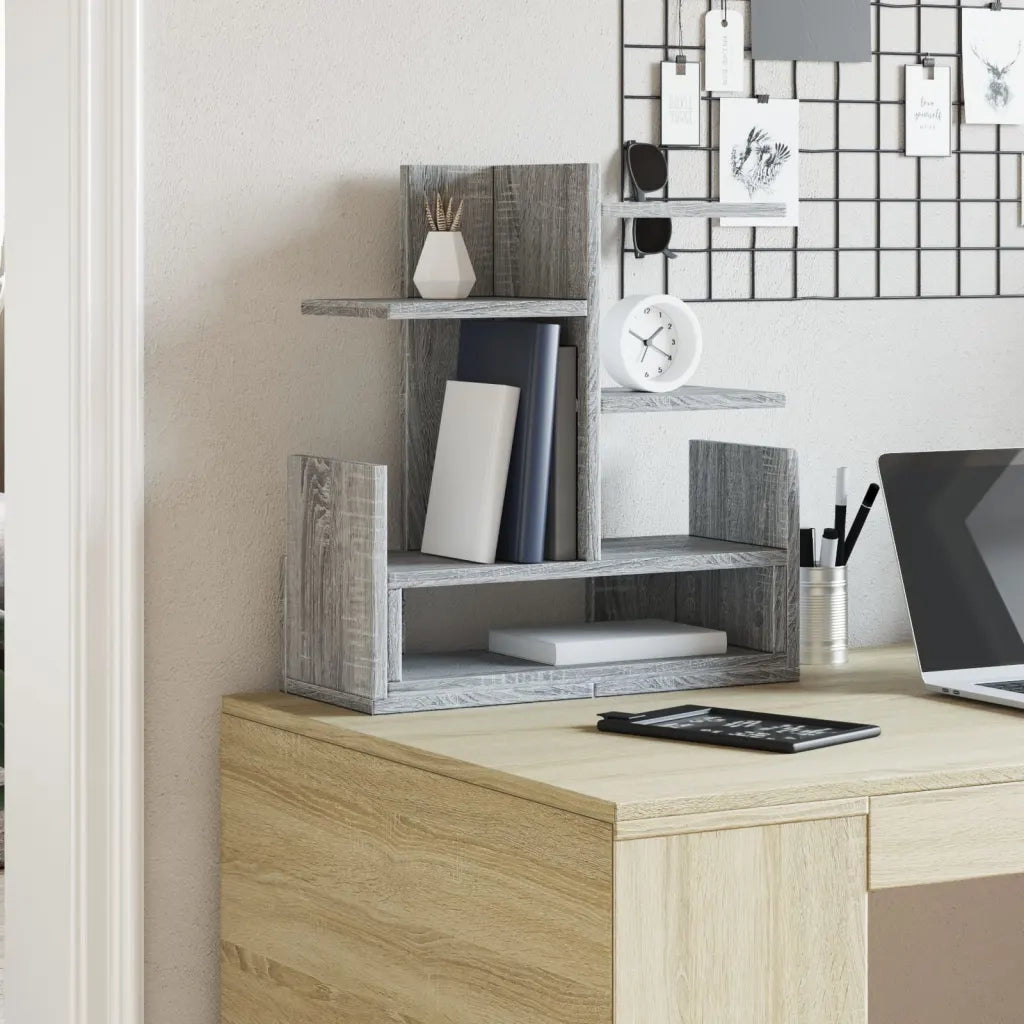Organizer Scrivania Grigio Sonoma 49x20x52,5 cm Multistrato CFW3889377