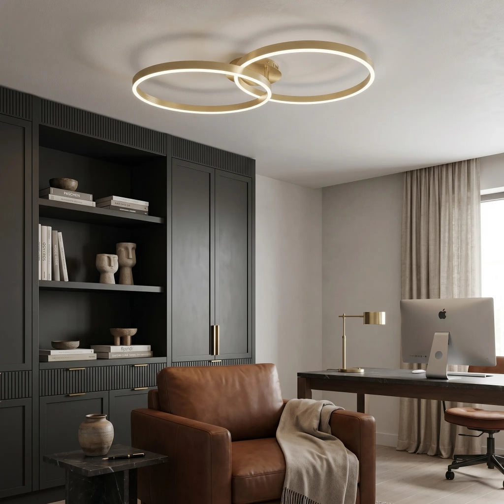 Lampada Da Soffitto Led Swe062-c Brush Gold