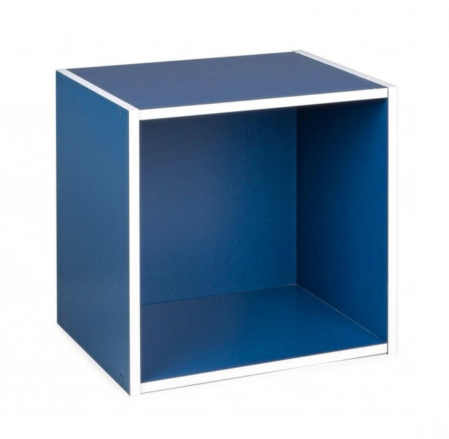 Cubo Composite in Legno Blu