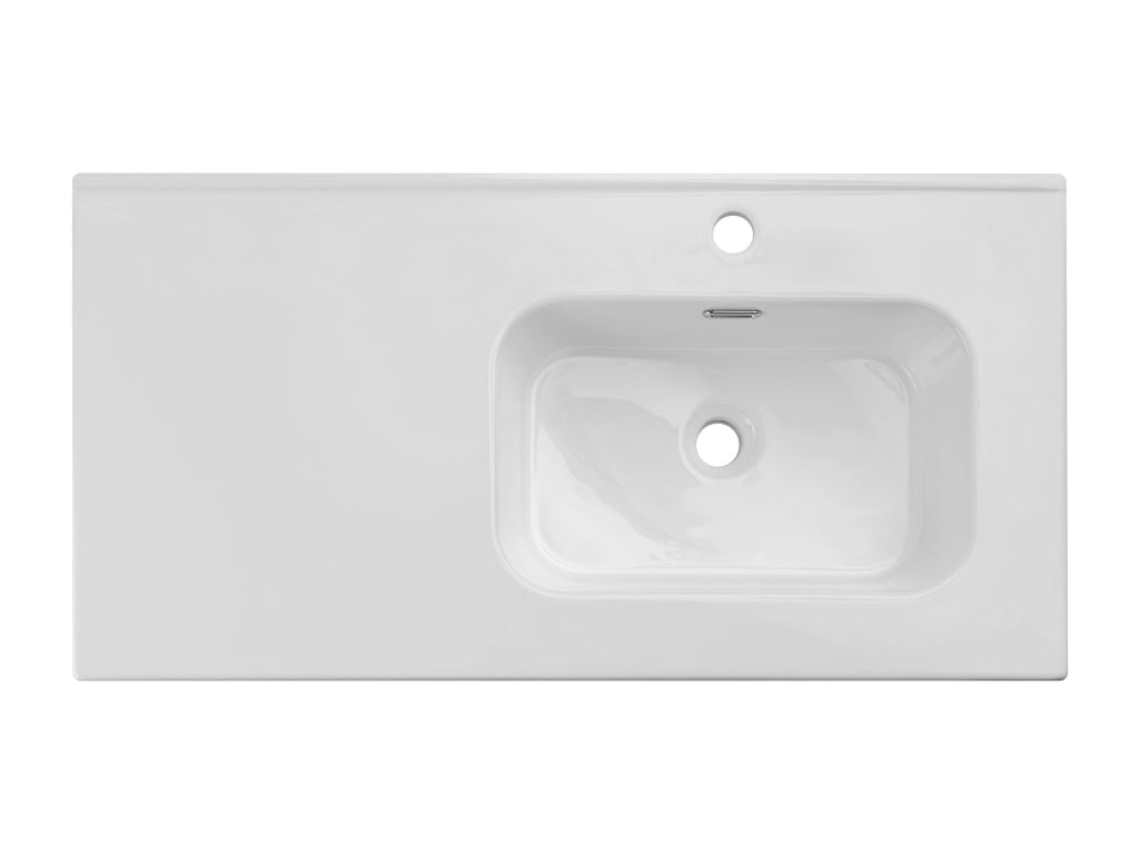 Lavabo per mobile a una vasca 90 cm con piano ceramicznym Lavabi per mobile 91 x 17 x 46 cm