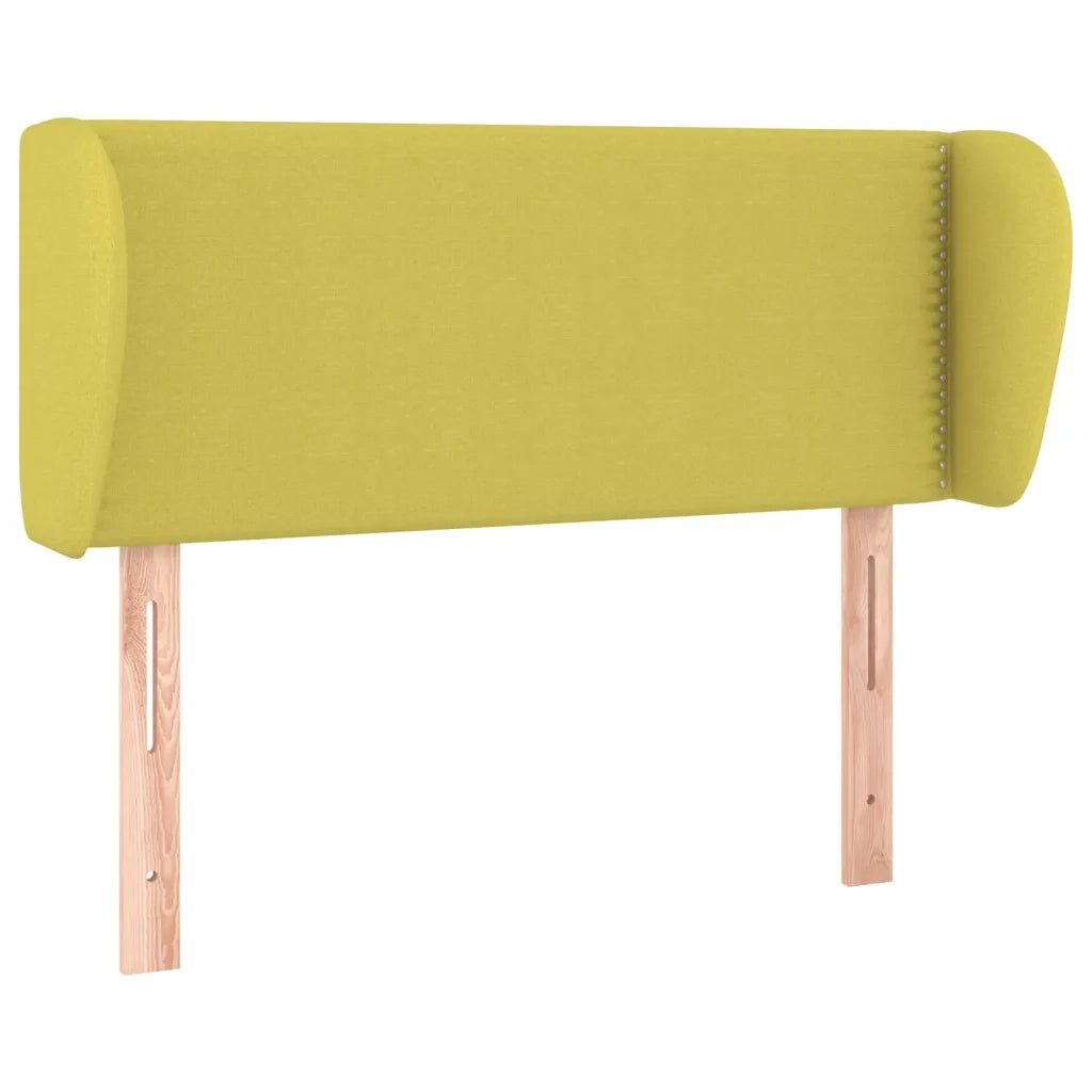 Testiera ad Orecchio Verde 83 x 23 x 78/88 cm in Similpelle