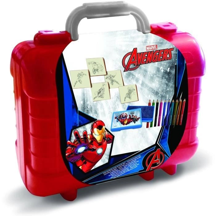 Set da viaggio - MULTIPRINT - 42153 - 5 timbri Ironman, 10 matite