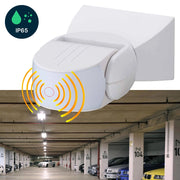 CHARLIE Sensore rilevatore movimento microonde per esterno IP65 180 gradi distanza 5-15 metri accensione lampade porte automatiche 230V