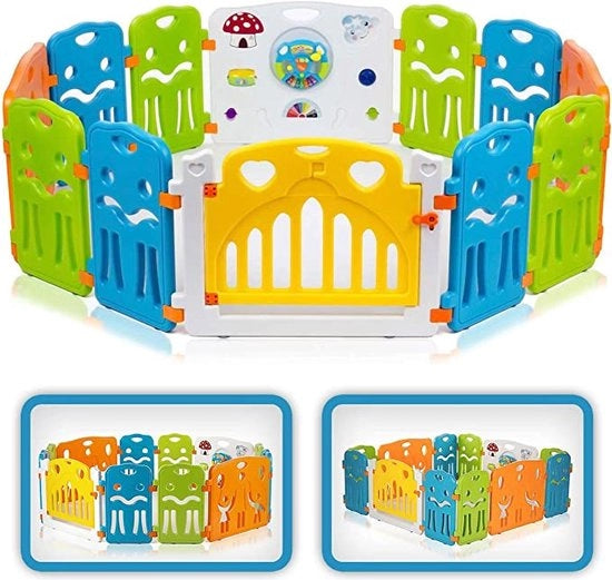 Cassa per bambini - Box per bambini, area di gioco, grande centro di attività con superficie antiscivolo