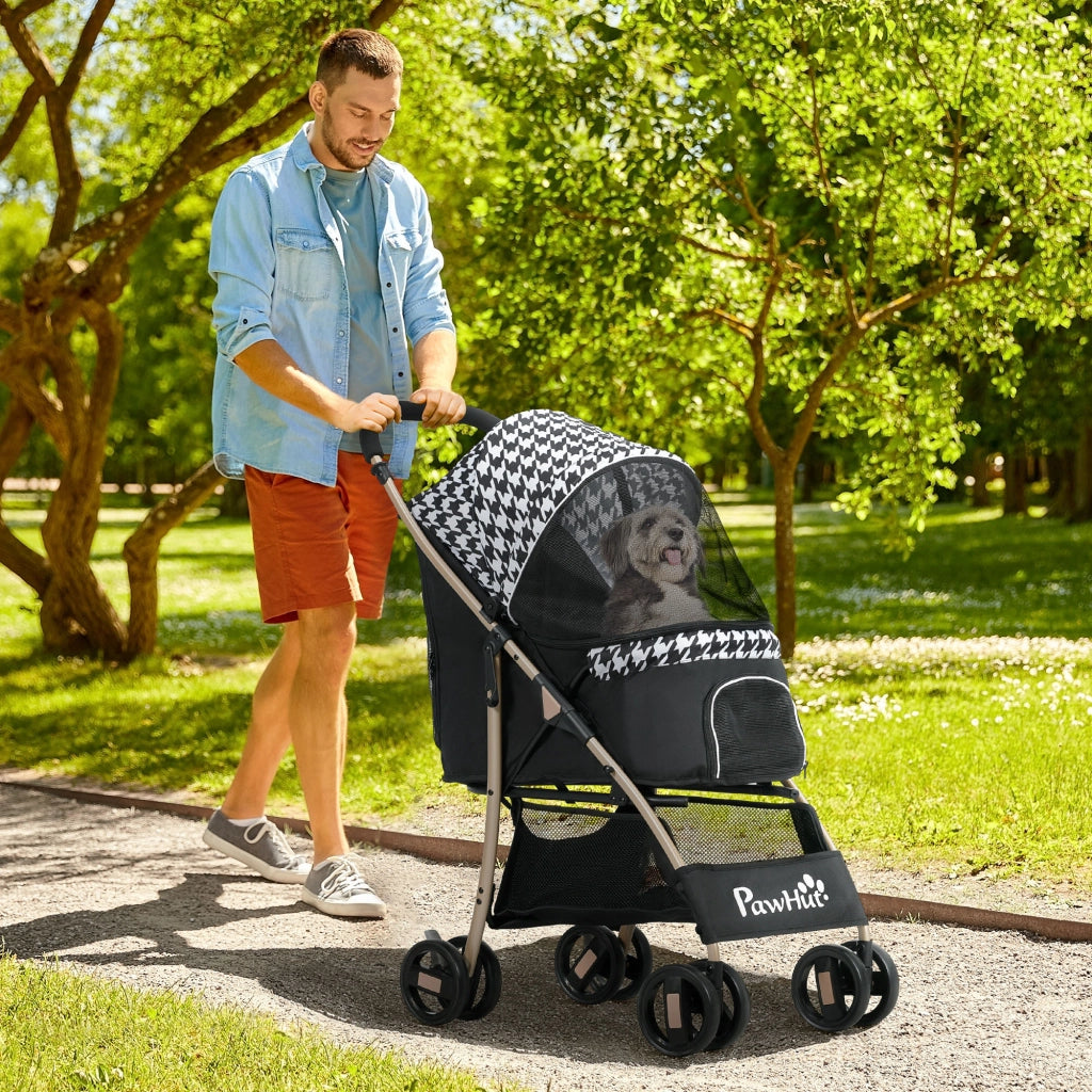 Cestino per Animali Domestici con 2 Ante Finestra a Rete Cassa di Stoccaggio Corda di Sicurezza ¨C zephmum ¨C 80x44.5x97 cm Nero