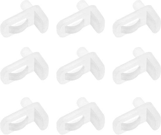 Supporti per tavole vetrificate 40 pezzi - Sostegno per tavole vetrificate - Plastica - Installazione facile - Forma universale - Materiale duraturo