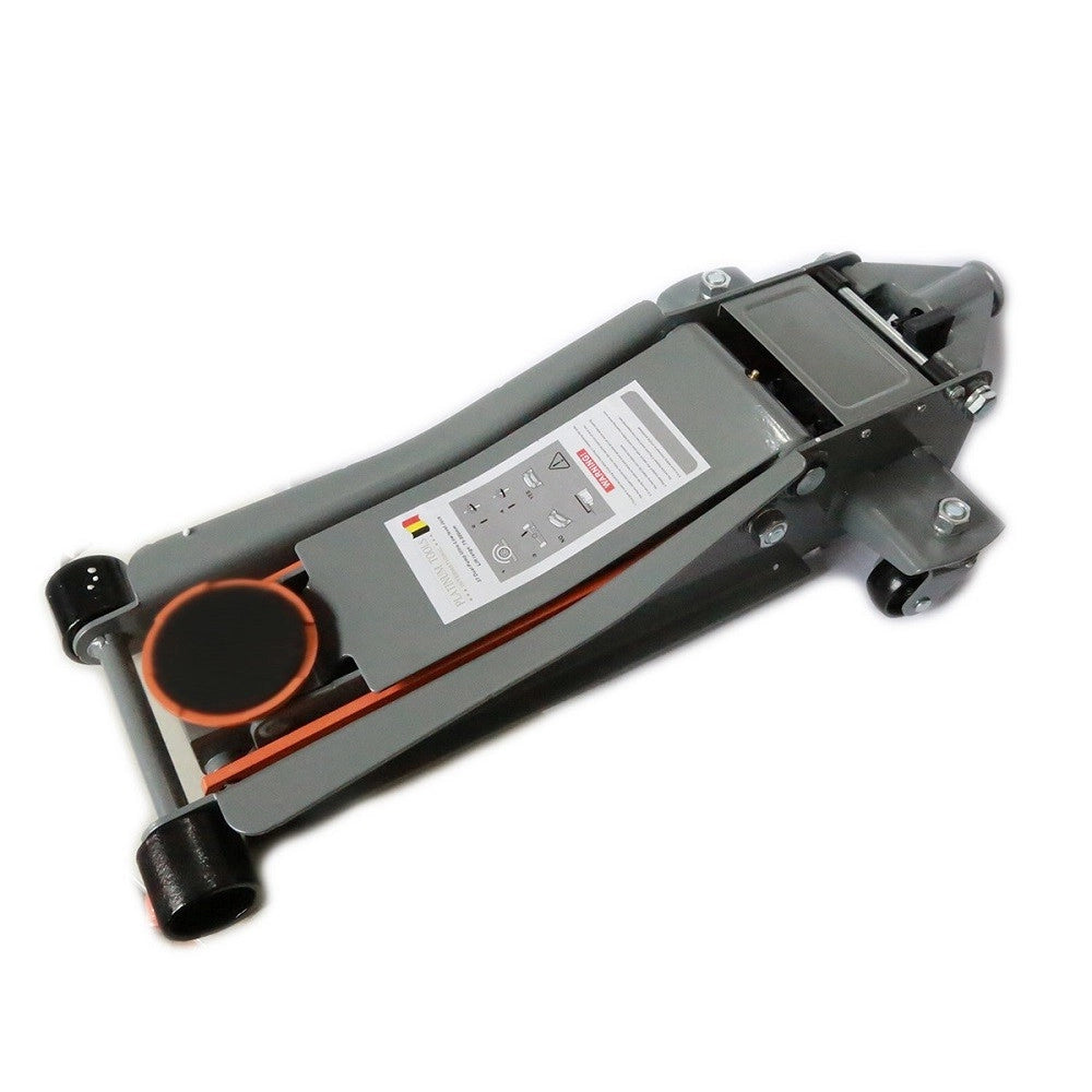Trade Shop - Crick Cric 3 Tonnellate Sollevatore Idraulico Ribassato A Carrello Con Pedale -
