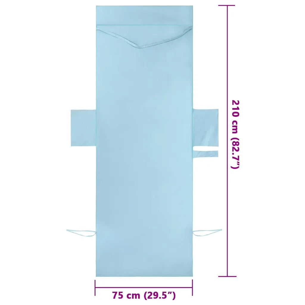 Asciugamani per lettino 2 pcs Blu 210 x 75 cm 42011516