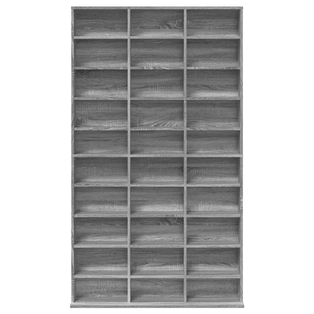 Mobile Porta CD Grigio Sonoma 102x23x177,5 cm Legno Multistrato 815091